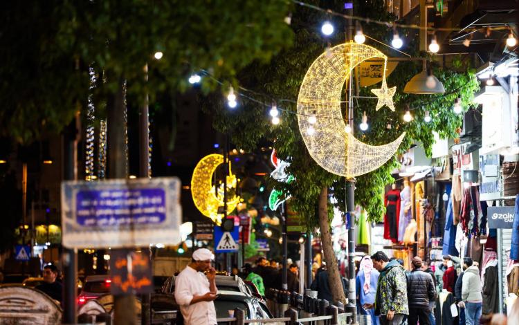 زينة رمضان في شوارع وسط البلد رمضان 2026