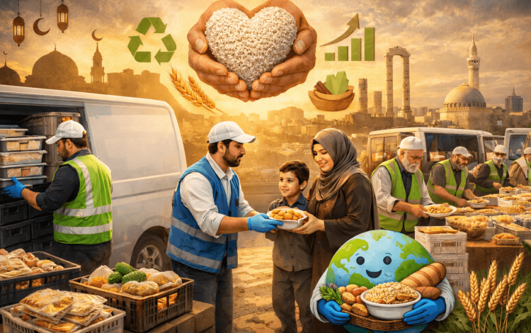 صورة مولدة بالذكاء الاصطناعي تعبر عن مشروع حفظ النعمة