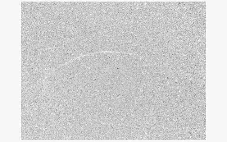 صورة هلال رمضان التي نشرها مركز الفلك الدولي | مركز الفلك الدولي