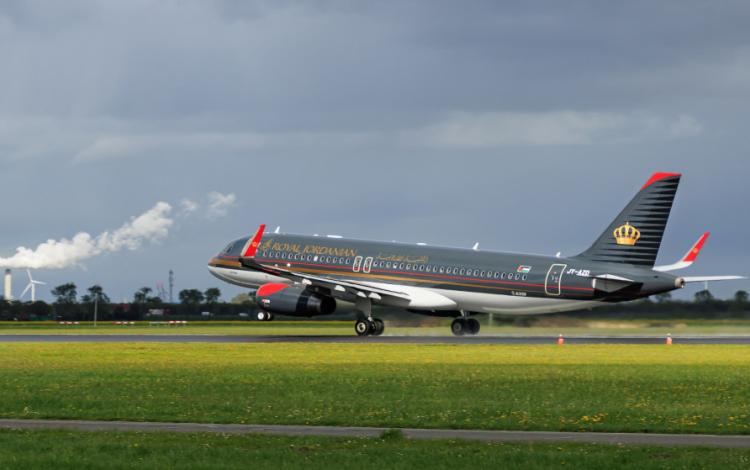 إحدى طائرات شركة الخطوط الجوية الملكية الأردنية | istockphoto