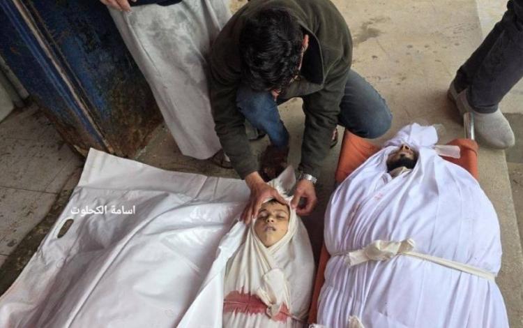 تشييع جثامين شهداء عائلة عياش بعد استهدافهم من الاحتلال في منطقة السوارحة بمخيم النصيرات وسط غزة 15/3/2026