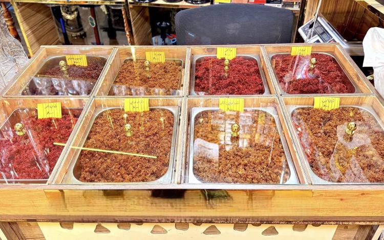 معسل فرط في أحد المتاجر