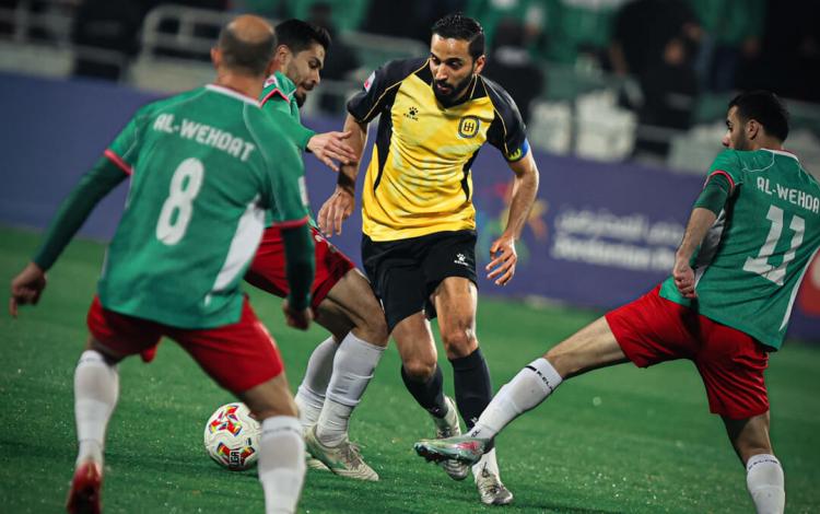 من مباراة الحسين إربد والوحدات 14/3/2026 | نادي الحسين الرياضي