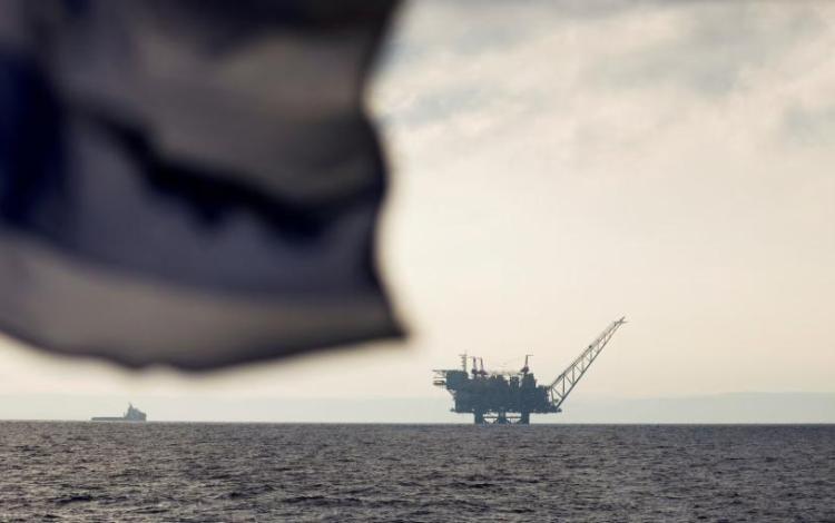 منصة إنتاج حقل ليفياثان للغاز الطبيعي في البحر الأبيض المتوسط، قبالة ساحل حيفا المحتلة | رويترز