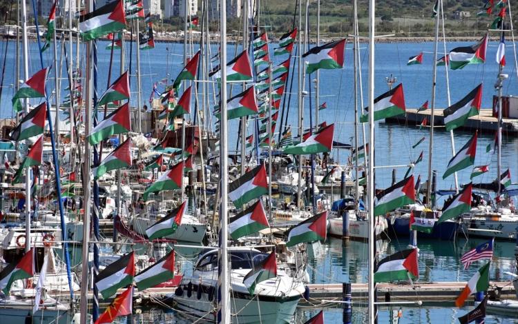أسطول الصمود العالمي ينطلق من إيطاليا بهدف كسر الحصار الإسرائيلي على غزة 27/4/2026 | الأناضول