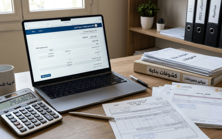 صورة حاسوب محمول مولدة عبر الذكاء الاصطناعي