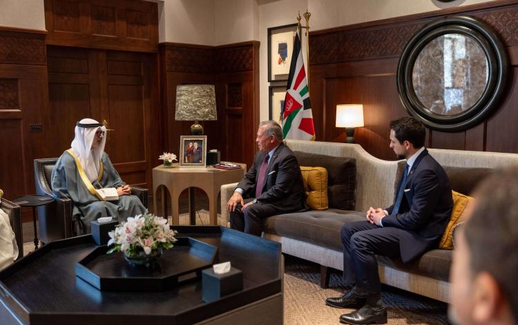 لقاء الملك عبد الله مع وزير الخارجية الكويتي في قصر الحسينية 26/4/2026 | الديوان الملكي الهاشمي