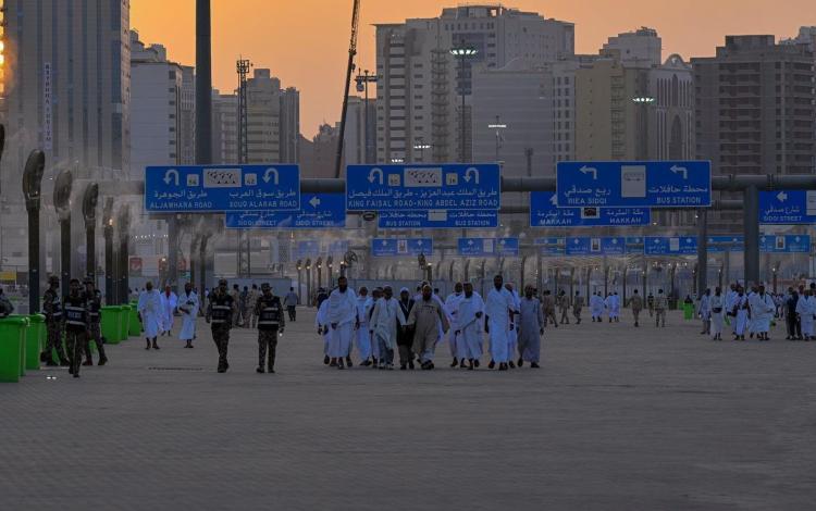 حجاج بيت الله الحرام يتوافدون إلى مشعر منى | وكالة الأنباء السعودية