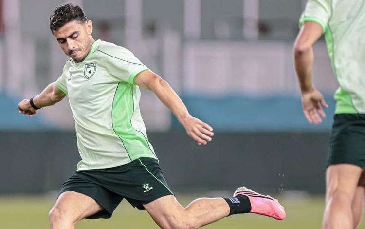 من تدريبات المنتخب الأردني