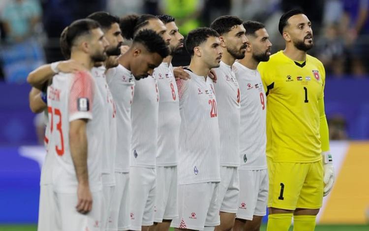لاعبو المنتخب الأردني قبل مباراتهم مع الأرجنتين في بطولة كأس العالم 2026