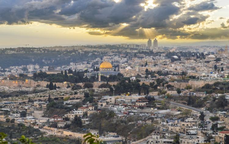 مشهد عام لمدينة القدس المحتلة