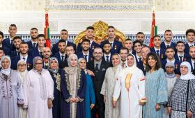 تكريم منتخب المغرب مع أمهاتهم