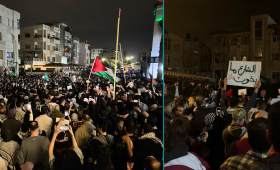 وقفة بالقرب من السفارة الإسرائيلية في عمان تنديدا بالإبادة الجماعية في غزة 30/3/2024