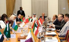 جانب من الاجتماع التحضيري لعقد الاجتماع الوزاري العربي الأوروبي السادس القاهرة 22/4/2026