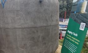 خزان خرساني لحصاد مياه الأمطار | وزارة المياه