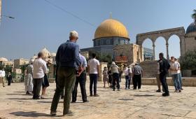 مستوطنون خلال اقتحام سابق للمسجد الأقصى | المركز الفلسطيني للإعلام