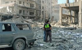 دمار واسع خلفته غارات إسرائيلية على مدينة صور جنوبي لبنان 31/5/2026 | وكالة الأنباء الفرنسية
