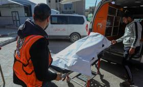 نقل جثمان شهيد إلى مستشفى ناصر في خانيونس 6/52026 | الأناضول